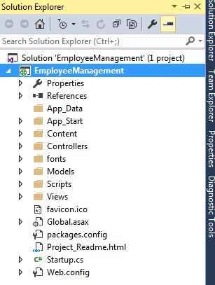 solution explorer