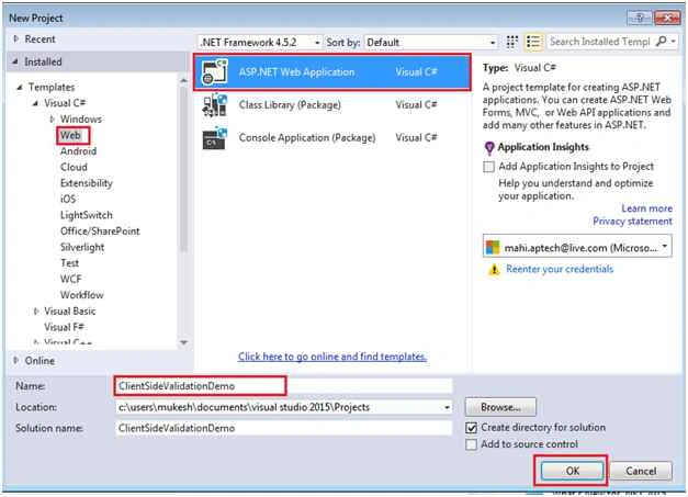 ASP.NET Web Application