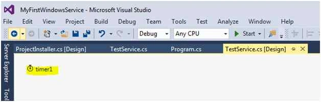 Timer control