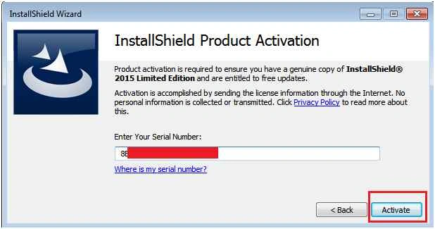 Put your serial number