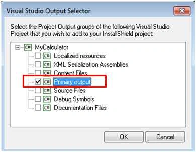 select your primary output