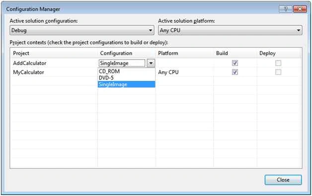 SingleImage option