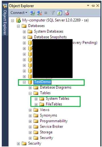 Object Explorer