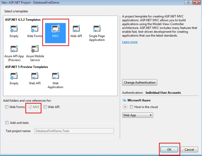 NEW ASP.NET PROJECT