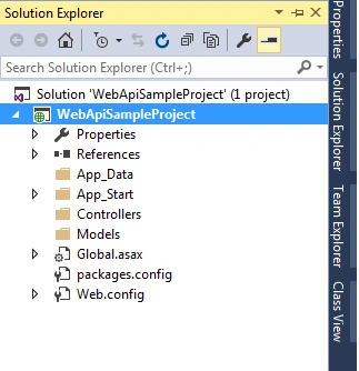 solution explorer