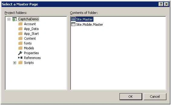 Select your mater page f
