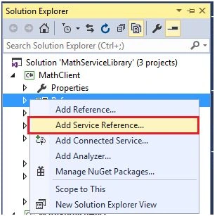 solution explorer