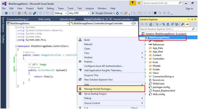 Manage NuGet Packages