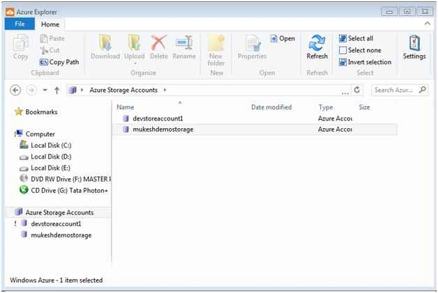 storage account