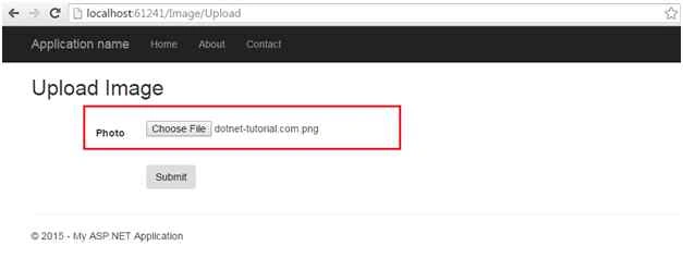 upload and click to submit
