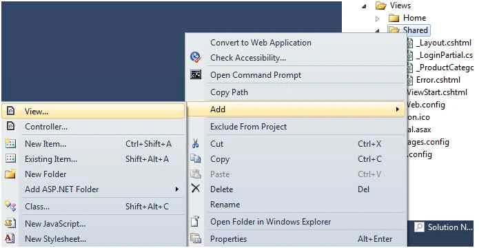 add view