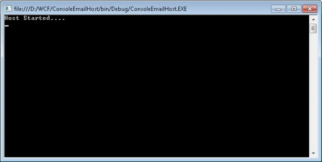 run this console application