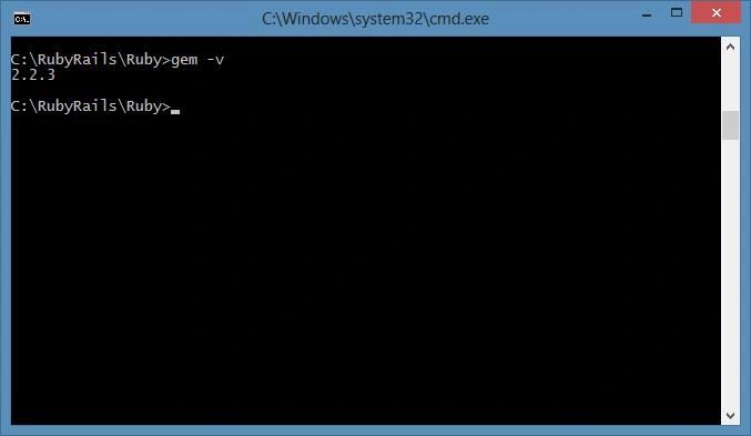 Installed gem Version