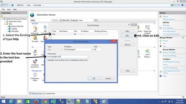 edit in hostname