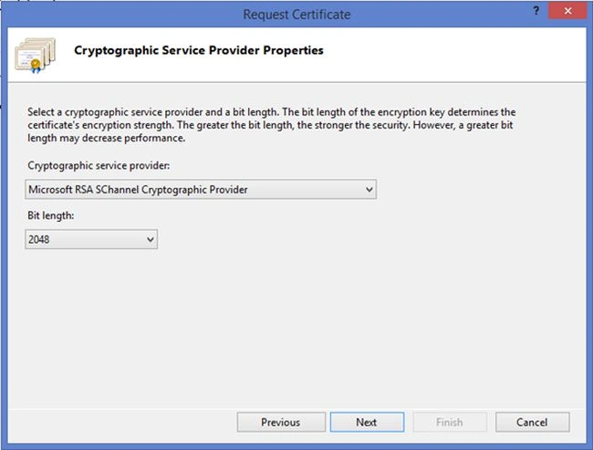 cryptographic service provider