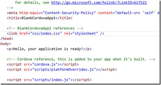 index.html file