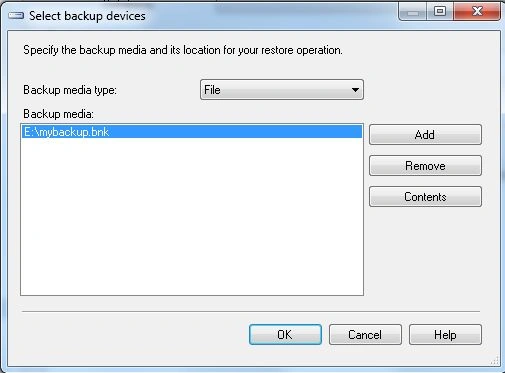 Database file