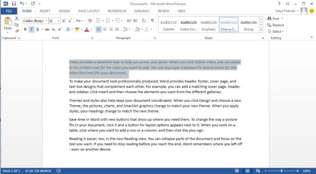 style-effect-on-selected-text-in-word2013.jpg