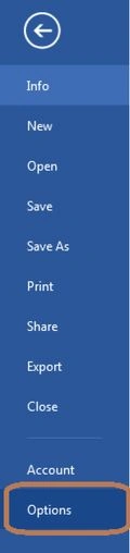 File Tab