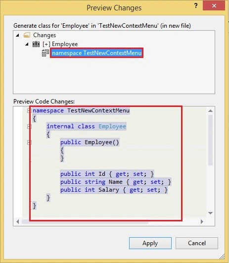 preview code