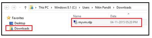 Download folder