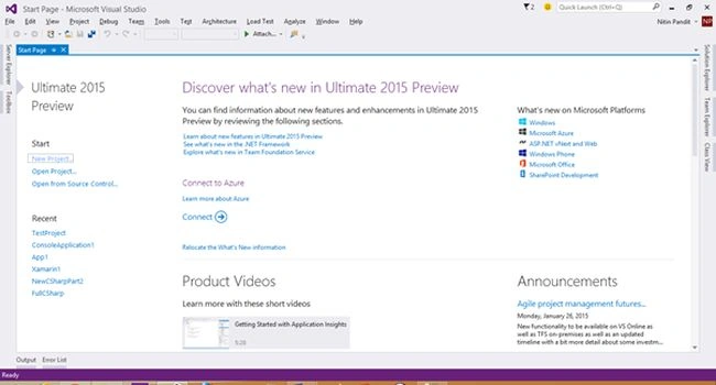 visual studio