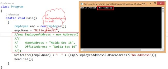 When object is null