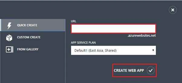 Create Web App
