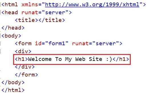 page for testing