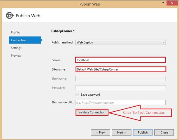Validate Connection