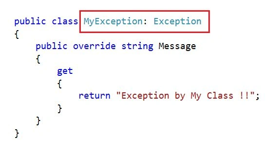 exceptions