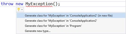 Myexception