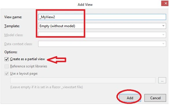 Add view