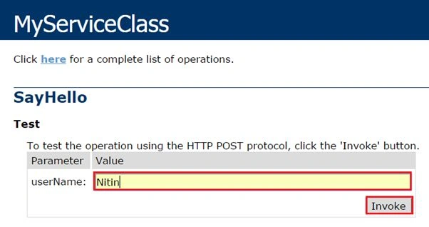 build Web service