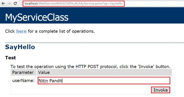 Method to test