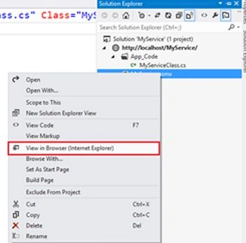 vew in browser