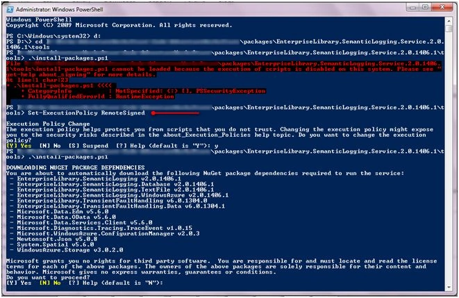 script execution