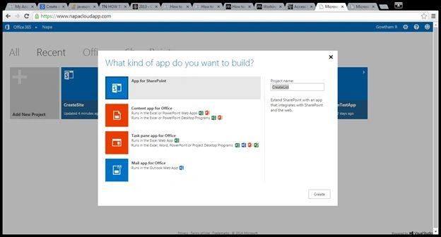 SharePoint template