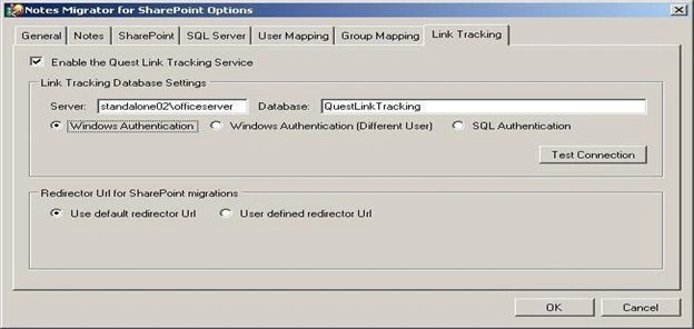 default redirector url
