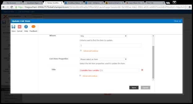 advanced workflow