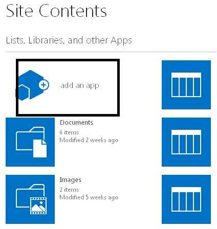 site content