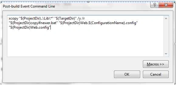build event command