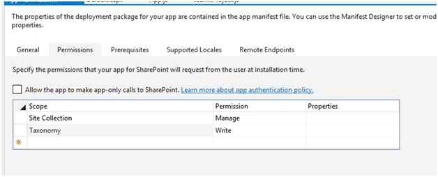 add the permission