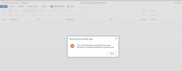 edit the document
