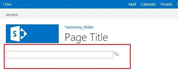 Enter page title