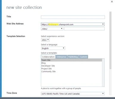 Site Collection