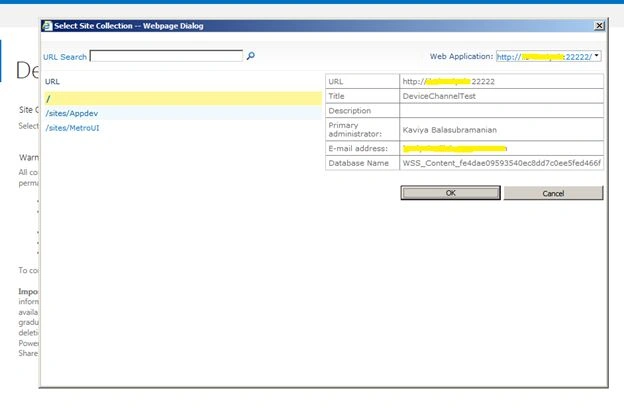 Web application