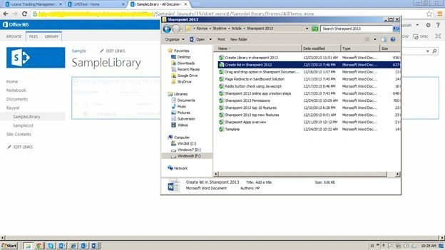 drag the document from your windows
