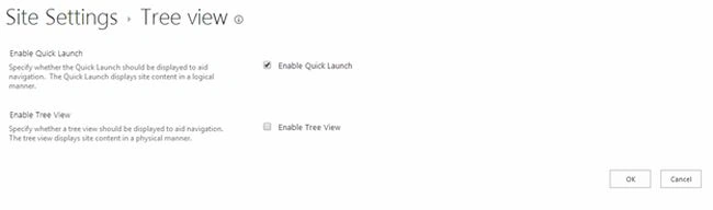 settings page in SharePoint