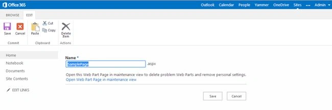 edit form page in sharepoint